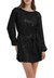 Women's Sparkly Sequins Party Dress Long Sleeve Crew Neck Elegant Loose Fashion Dresses