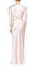 Martha Cutout Satin Maxi Dress In Pink