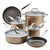 10-Pc. Ascend Hard Anodized Nonstick Cookware Set - Bronze