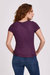 Aimee Scoop Neck Rib Top In Amethyst