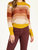 Azalea Sweater In Yellow Rust - Yellow Rust