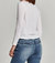 Cassie Long Sleeve Top In White