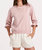 Drea Rose Smoke Sweatshirt In Pink - Pink