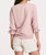 Drea Rose Smoke Sweatshirt In Pink