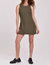 Justine Dress In Cypress - Cypress