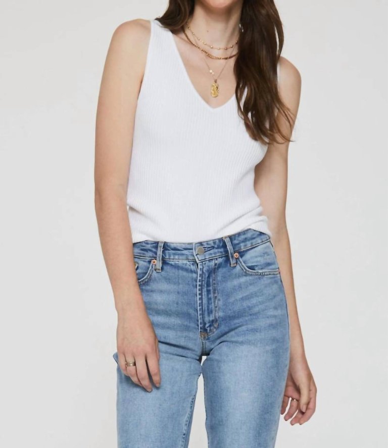 Noa Tank Top In White - White