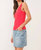 Noa V-Neck Tank Top In Infrared