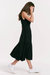 Rome Asymmetric Dress In Black