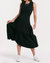 Rome Asymmetric Dress In Black - Black