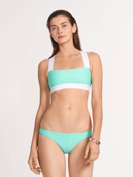 The Reversible Cheeky Bottom - White/Mint