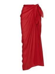 The Silk Sarong - Hyper Red
