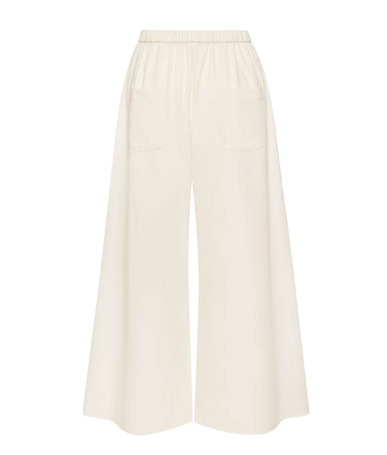 The Twill Wide Leg Pant