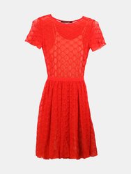 Antonino Valenti Women's Red Maurel Skater Dress - Red