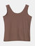 A'NUE LIGNE Women's Brown Stretch Cami Tanks