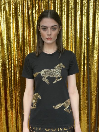 Any Old Iron Black Horsey Horsey T-Shirt product