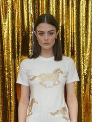 White Horsey Horsey T-Shirt - White