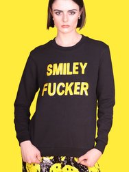 X Smiley Smiley Fucker Sweatshirt - Black