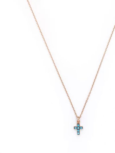 Apakowa Mini Turquoise Cross Necklace product