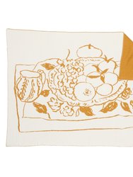 Plums And Grapes Throw Blanket