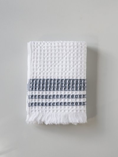 Apakowa S/2 Organic Belgian Waffle Hand Towel - Ink product