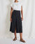 Karen Slit Midi Skirt - Black