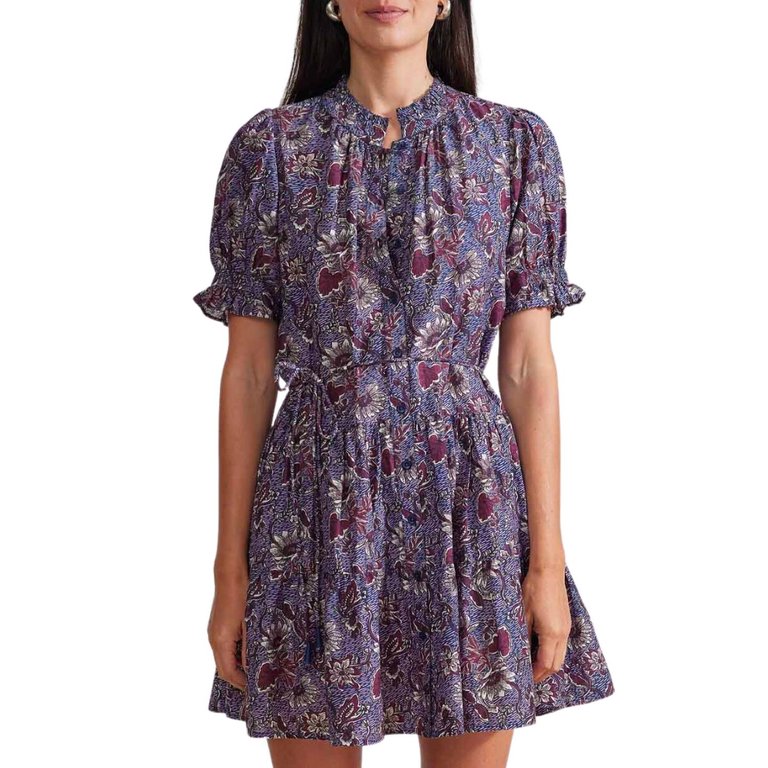 Las Alturas Mini Dress - Dutch Floral