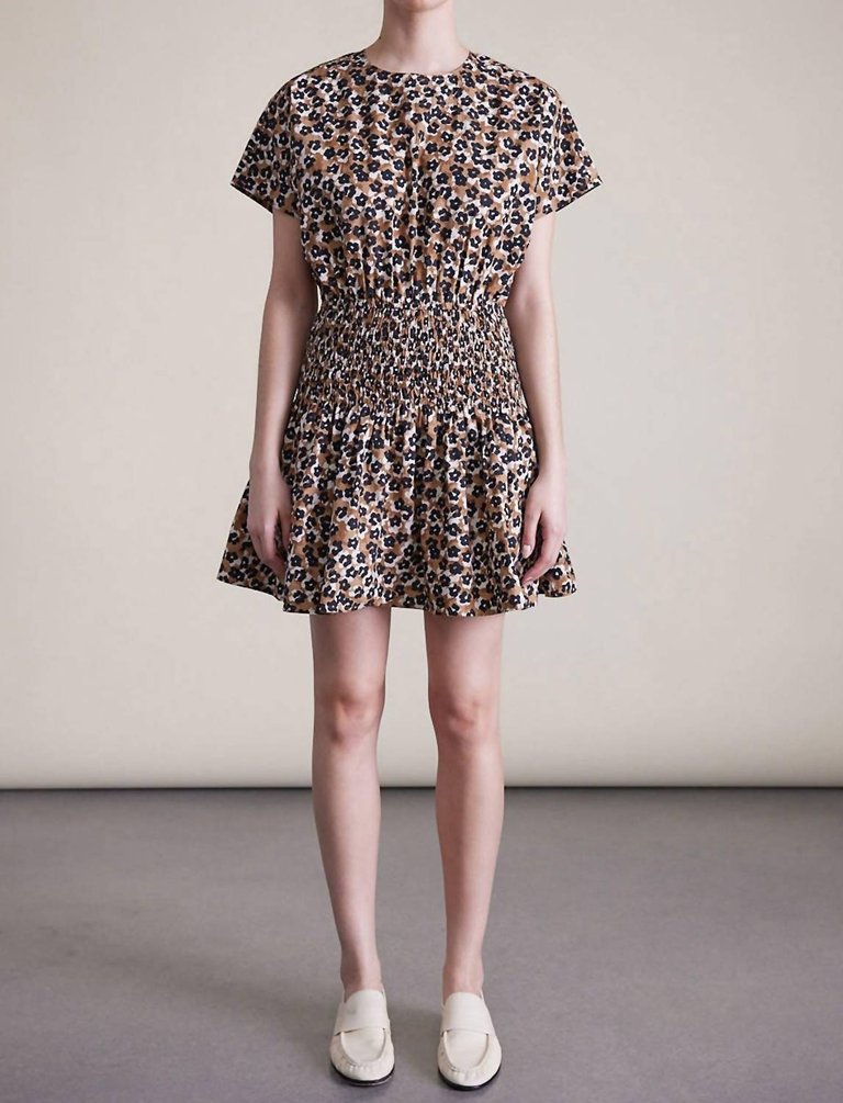 Mana Mini Dress - Leopard Bouquet
