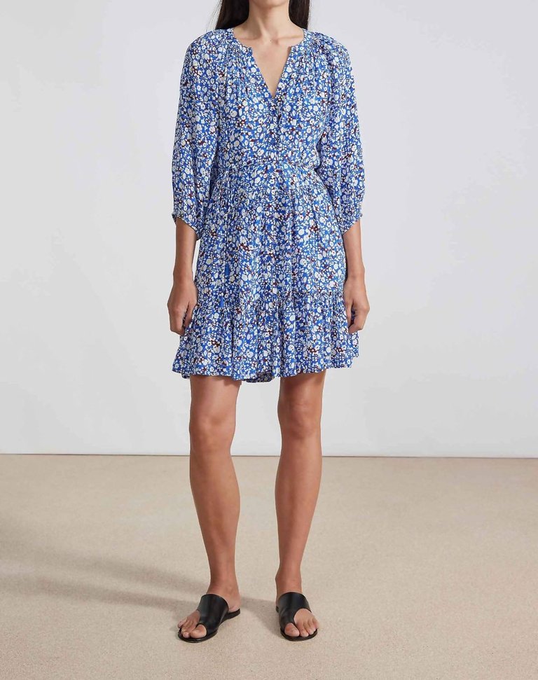 Mini Mitte Dress In Piet Floral Blue - Piet Floral Blue