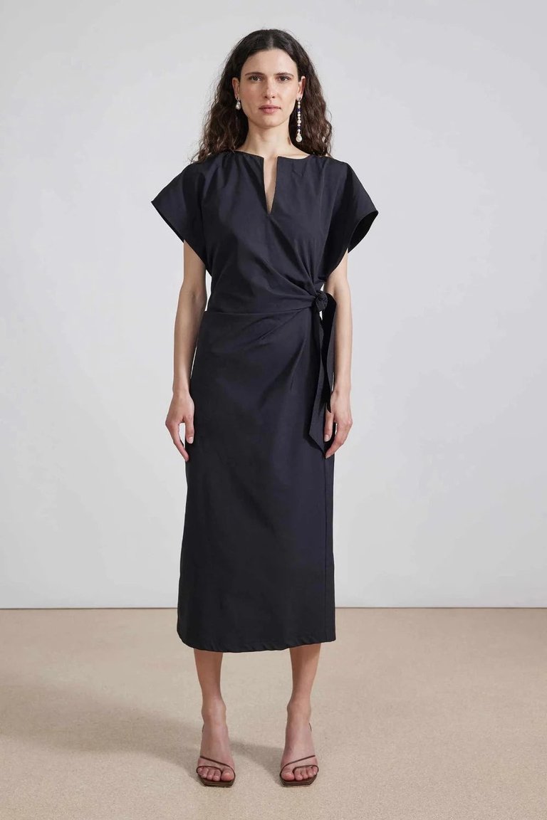 Yambica Tie Dress - Black