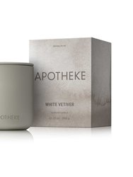 White Vetiver 2-Wick Ceramic Candle