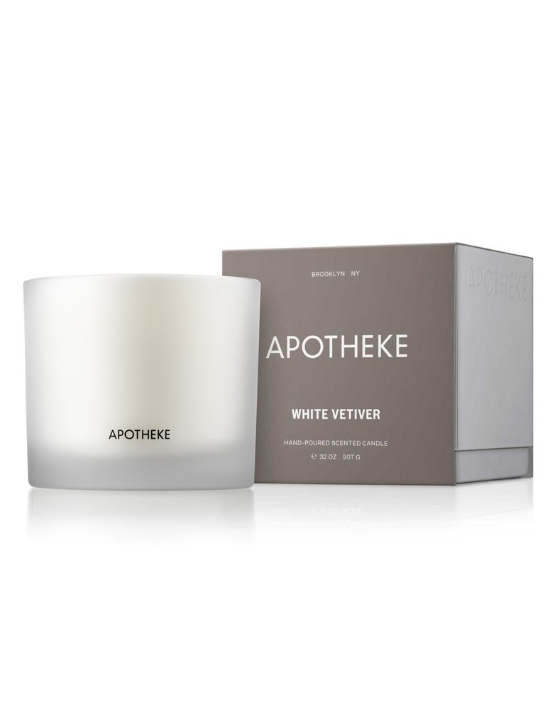 White Vetiver 3-Wick Candle