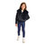 Navy Zoe Fur Jacket - Navy