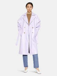 Natalia Trench Coat - Lilac