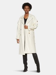 Natalia Trench Coat - Ivory