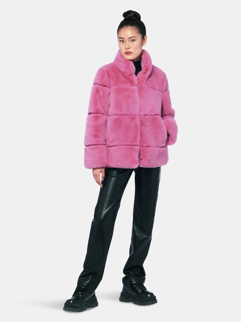 Skylar Coat - Suger Pink