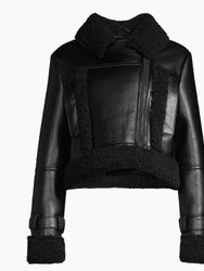 Women's Jay Faux Leather & Suede Moto Jacket