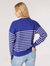 Crew Neck Striped Sweater