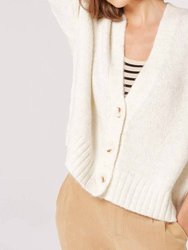 Fisherman Cardigan - Ivory