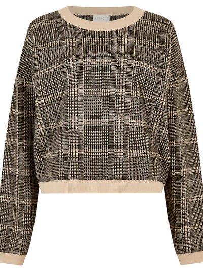 APRICOT Knitted Prince Of Wales Check Jumper product