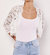 Lace Cardigan In Cream - Cream