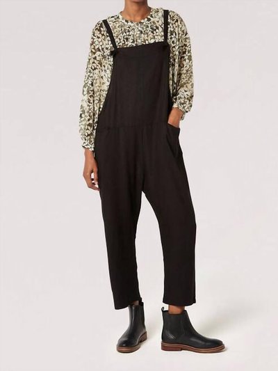 APRICOT Linen Relaxed Jumpsuit In Black product