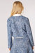 Textured Tweed Collarless Blazer