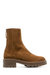 Saint Honore Combat Ankle Boot In Chestnut - Chestnut