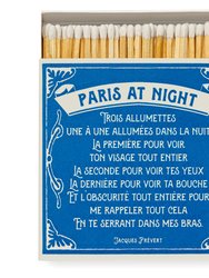 Paris At Night Matchbox