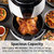 5 Qt. White Teflon-Free Ceramic Air Fryer With Recipe Book