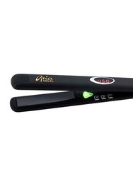 1” Black Infrared Ceramic Hair Straightener