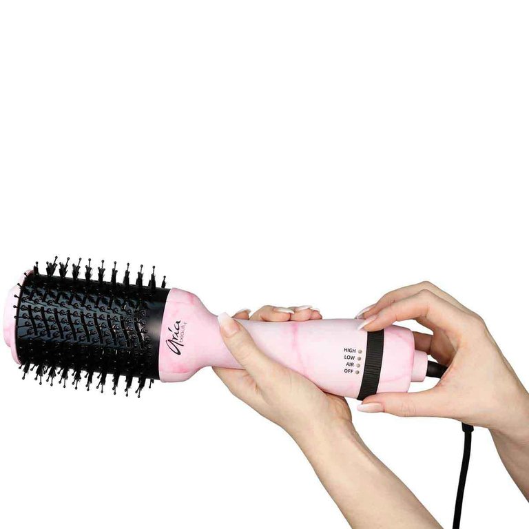 Pink Marble Blowdry Brush