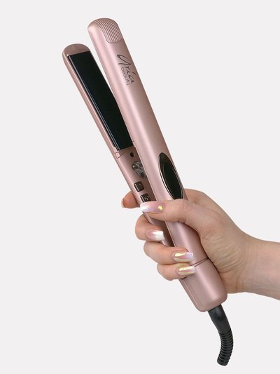 Aria Beauty 1” Rose Gold Infrared Ceramic Hair Straightener product