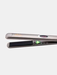 1” Silver Infrared Ceramic Hair Straightener - Silver