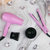 Pink Hair Tools Travel Set - Mini Blow Dryer & Hair Straightener - CANADA ONLY - Pink